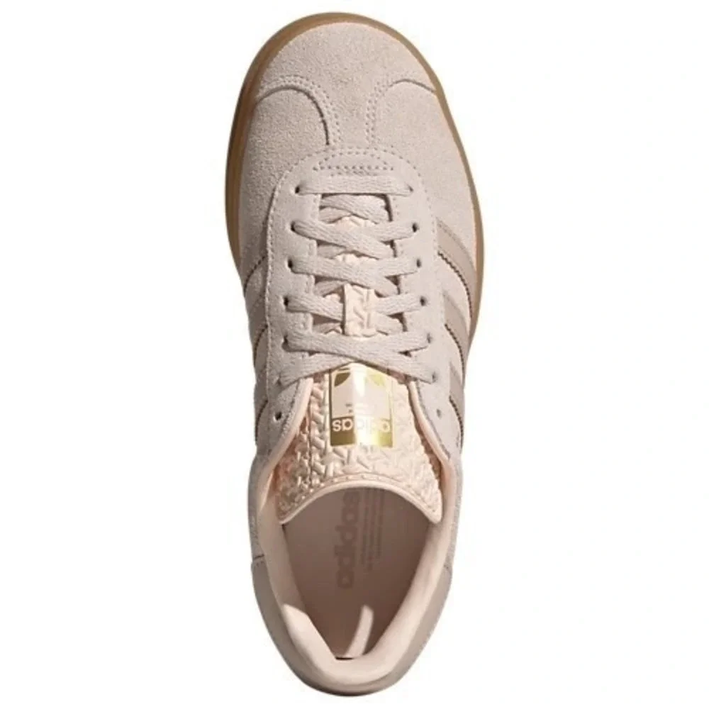 Adidas Gazelle Bold Wonder Quartz Wonder Taupe Gum Grade School Size 7 JQ1296